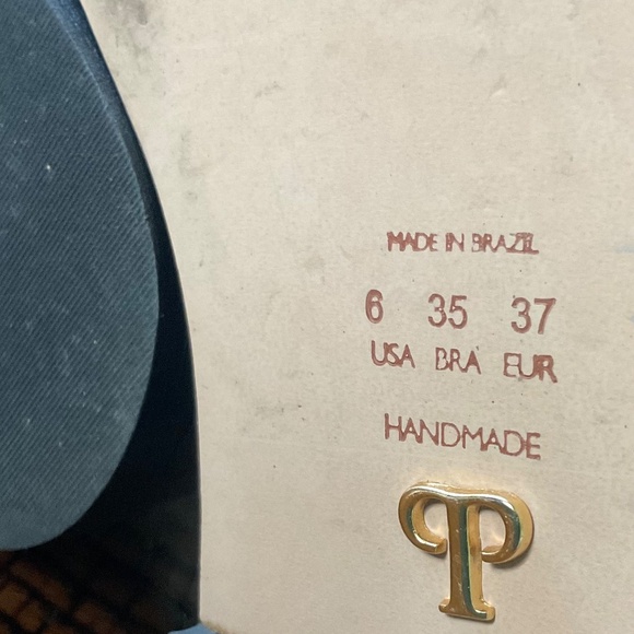 Paula Torres Flatform Madson chunky leather sandals US 6 EU 37 Black - Picture 4 of 10